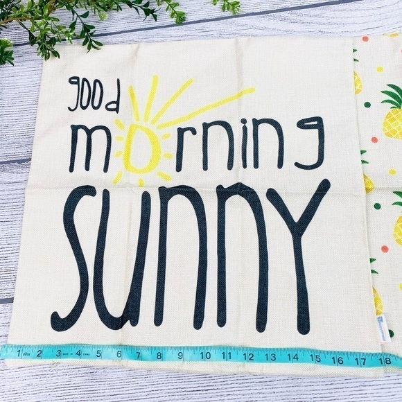 NEW Set of Summer Pillow Covers 18x18 - Picture 7 of 7